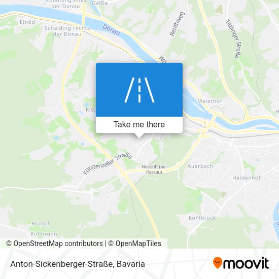 Anton-Sickenberger-Straße map
