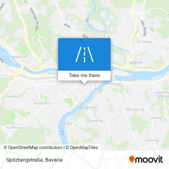 Карта Spitzbergstraße