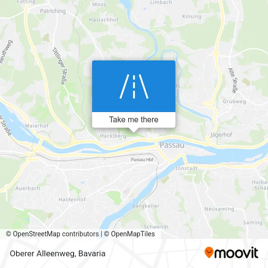 Карта Oberer Alleenweg