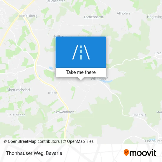 Карта Thonhauser Weg