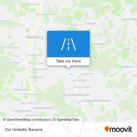 Карта Zur Umkehr
