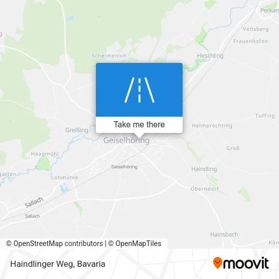 Карта Haindlinger Weg