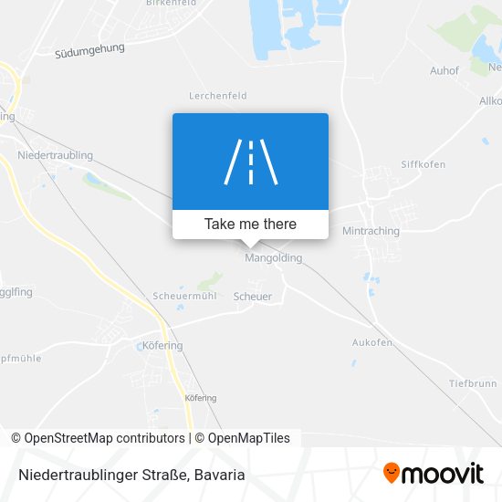 Niedertraublinger Straße map
