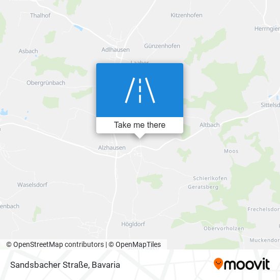 Sandsbacher Straße map