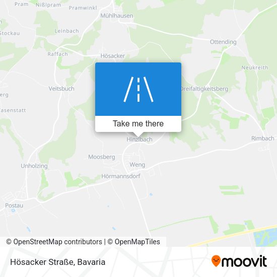 Hösacker Straße map