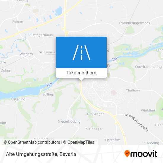 Alte Umgehungsstraße map