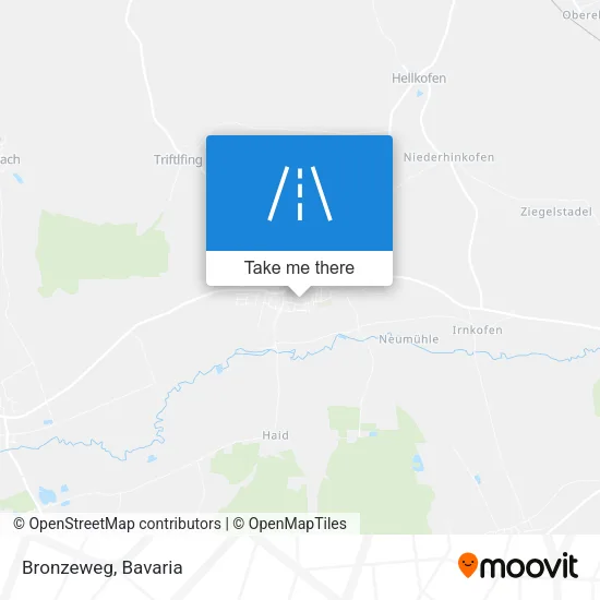 Карта Bronzeweg