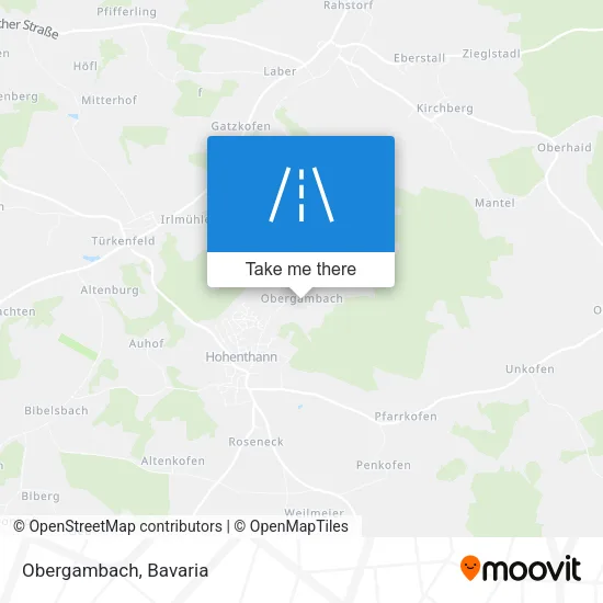 Карта Obergambach