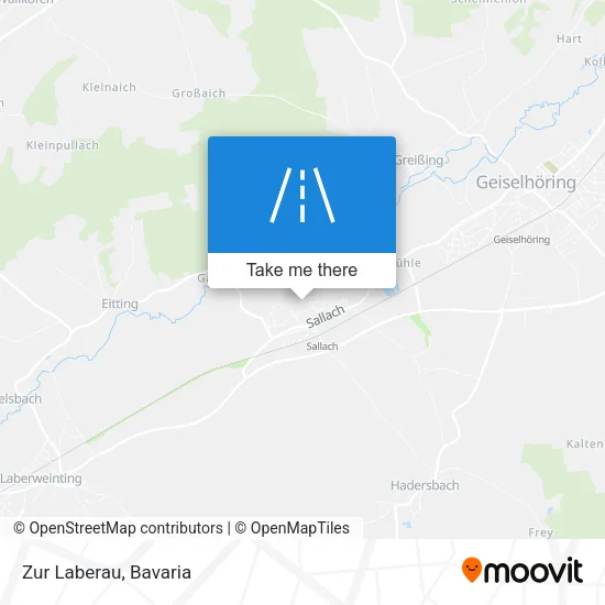 Карта Zur Laberau