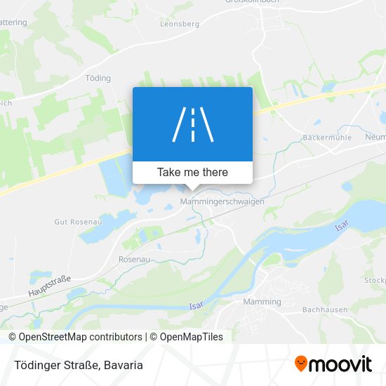 Tödinger Straße map