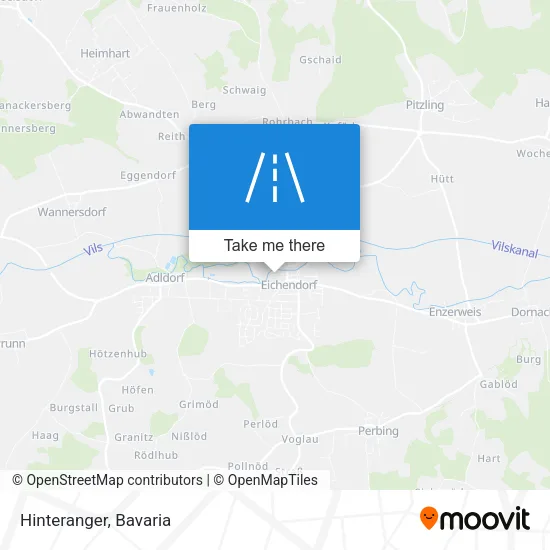 Hinteranger map