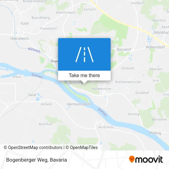Карта Bogenberger Weg