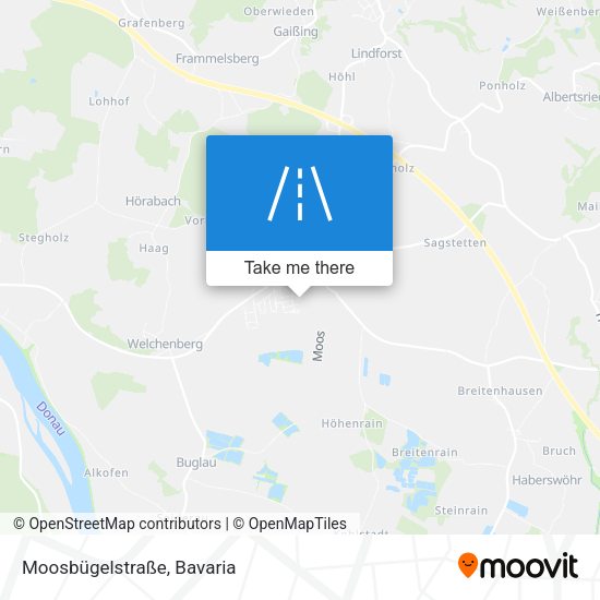 Moosbügelstraße map