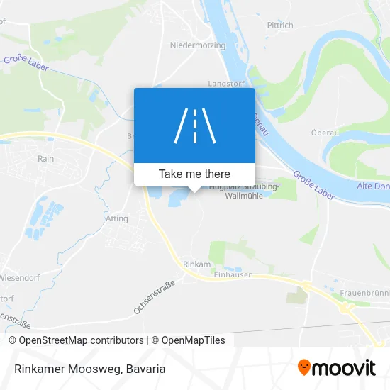 Rinkamer Moosweg map