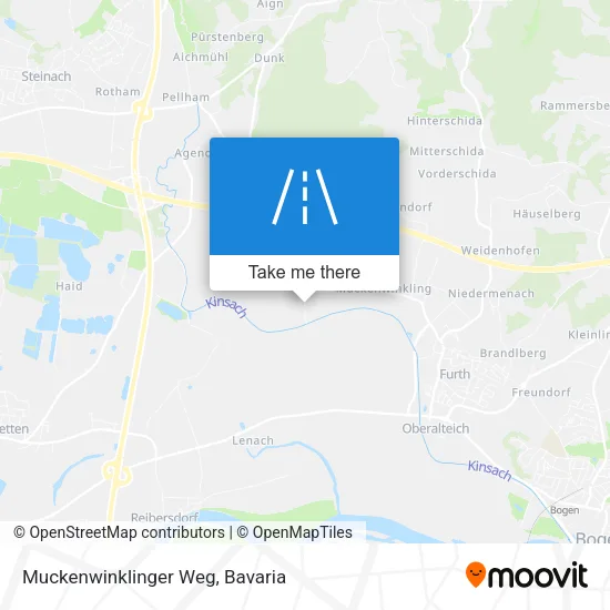 Карта Muckenwinklinger Weg