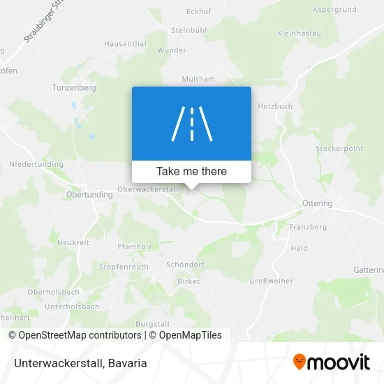 Карта Unterwackerstall