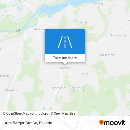 Карта Alte Berger Straße