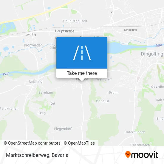 Карта Marktschreiberweg