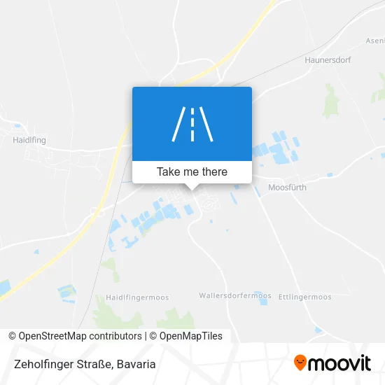 Карта Zeholfinger Straße