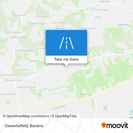 Карта Gewerbefeld