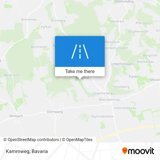 Kammweg map