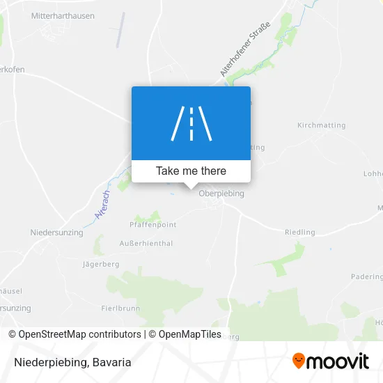 Карта Niederpiebing