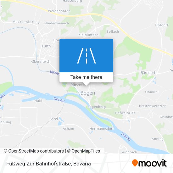 Fußweg Zur Bahnhofstraße map