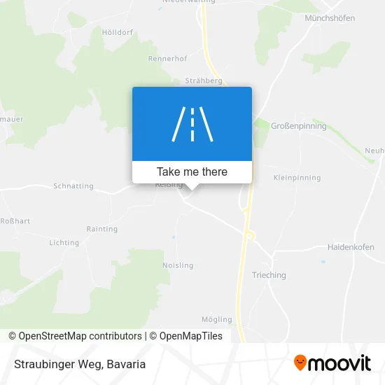 Карта Straubinger Weg