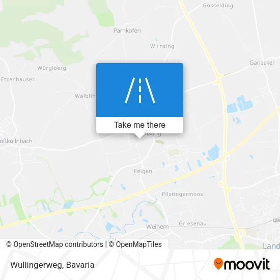 Wullingerweg map