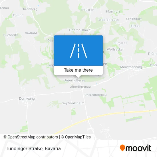 Карта Tundinger Straße