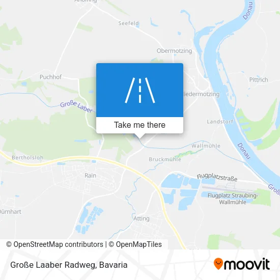 Карта Große Laaber Radweg