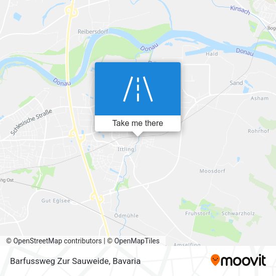 Barfussweg Zur Sauweide map