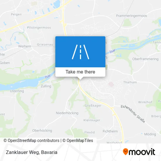 Карта Zanklauer Weg
