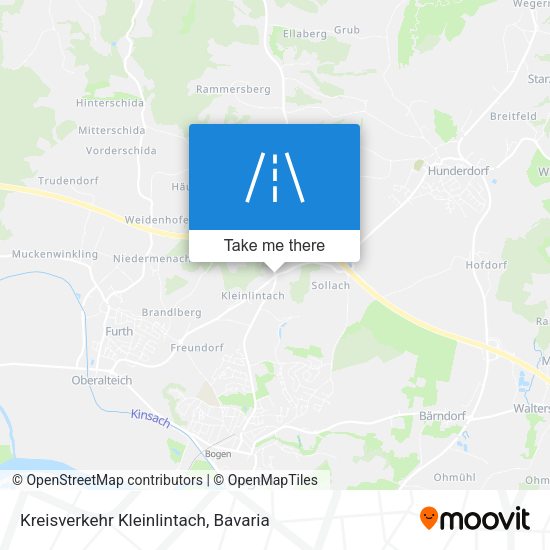 Kreisverkehr Kleinlintach map