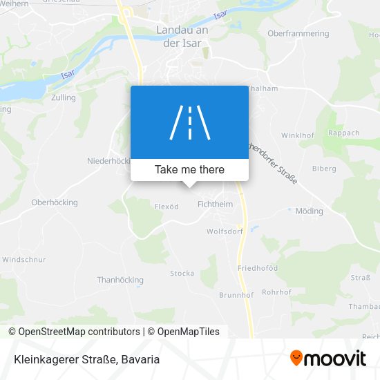 Kleinkagerer Straße map
