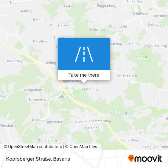 Kopfsberger Straße map