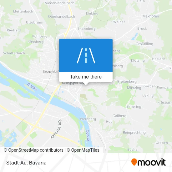 Карта Stadt-Au