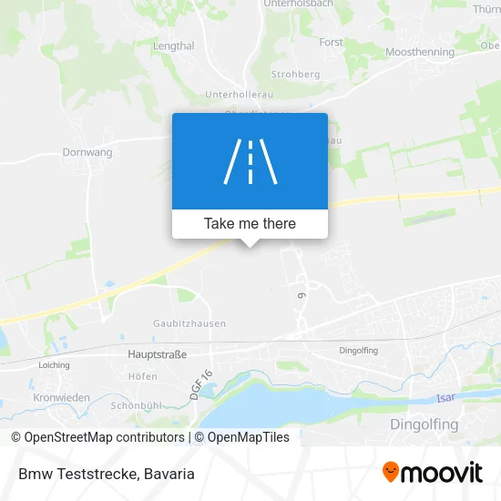 Карта Bmw Teststrecke
