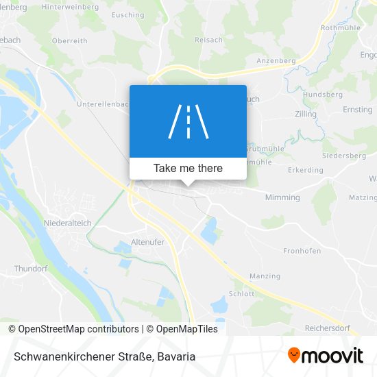 Schwanenkirchener Straße map