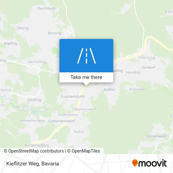 Карта Kieflitzer Weg