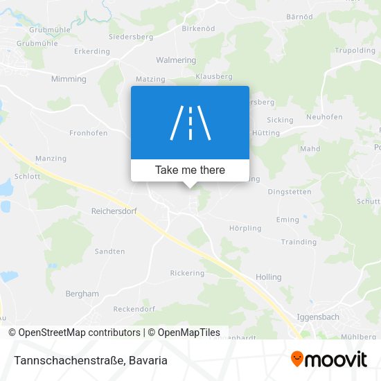 Tannschachenstraße map