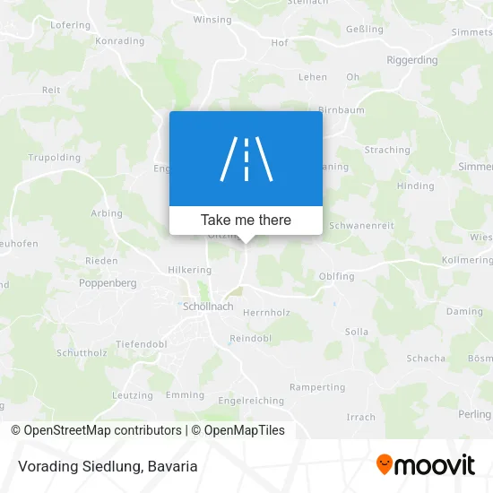 Карта Vorading Siedlung