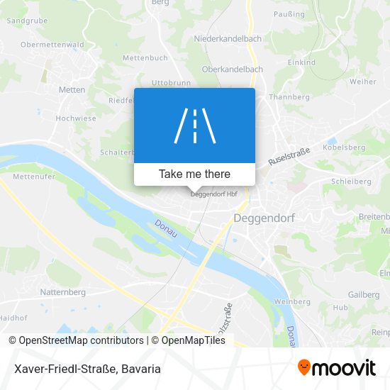 Xaver-Friedl-Straße map