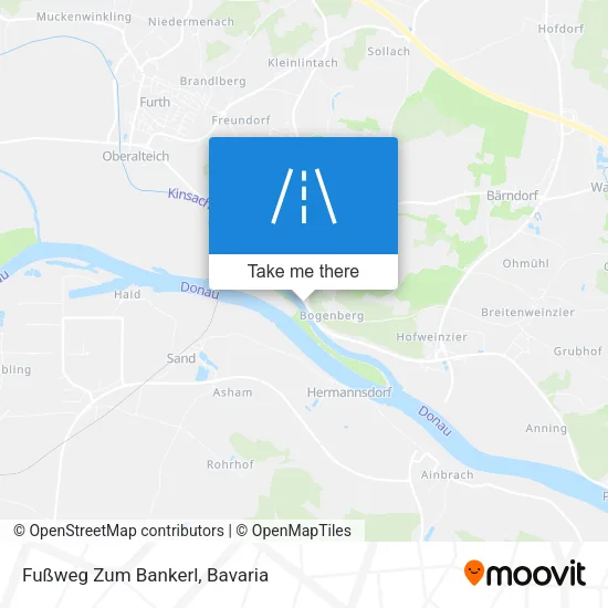Карта Fußweg Zum Bankerl