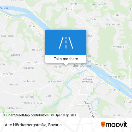 Alte Hördterbergstraße map