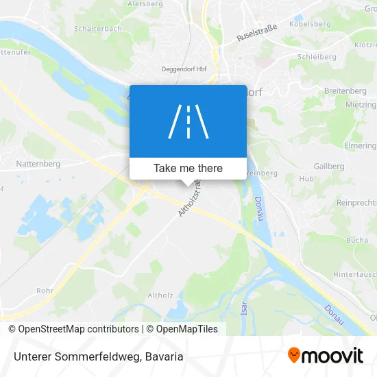 Карта Unterer Sommerfeldweg