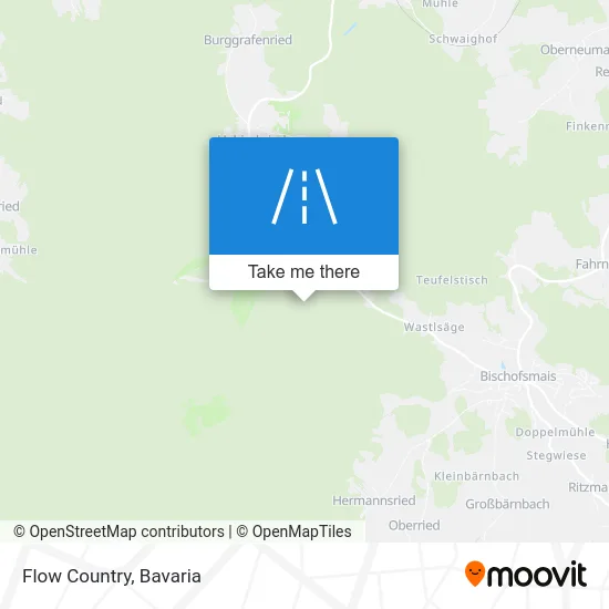 Flow Country map