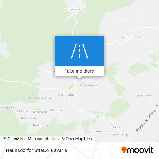 Haunsdorfer Straße map