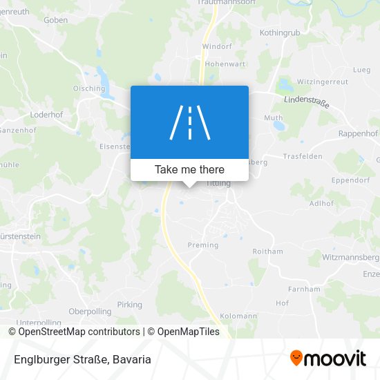 Englburger Straße map
