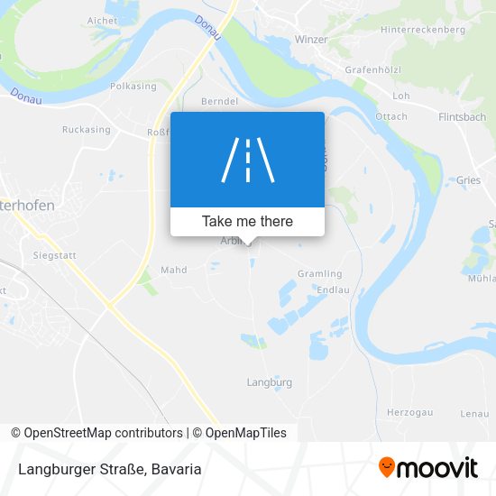 Langburger Straße map